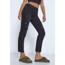 Noisy May - Marzy Boyfriend Slim Black - Jeans - noir - W24 / L30 - 100% Coton,Jean