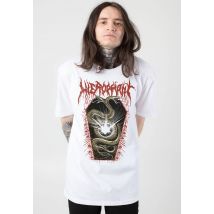 Hierophant - Casket Snake White - T-Shirt - blanc - S - 100% Coton,Jersey
