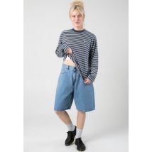 Carhartt WIP - W' Brandon Stone Bleached Blue - Shorts - bleu - L - 100% Coton,Jean