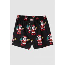 Lousy Livin - Santa Black - Boxers - noir - S - 100% coton biologique,Coton