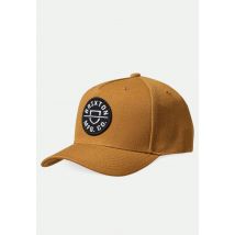 Brixton - Crest Copper/Black - Casquette - marron - Onesize - 100% Coton,Coton