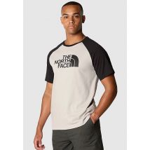 The North Face - Raglan Easy Gravel Grey - T-Shirt - gris - M - 100% Coton,Jersey