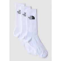 The North Face - Multi Sport Cush Crew Pack Of 3 Tnf White - Chaussettes - blanc - L - 81% coton, 15% polyamide, 4% élasthanne,Tricots