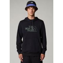 The North Face - Drew Peak Light TNF Black/Duck Green - Hoodie - noir - M - 70% coton, 30% polyester,Transpirer