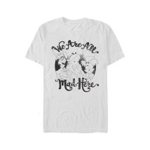 Alice In Wonderland - All Mad Here Grey - T-Shirt - gris - XXL - 97 % coton, 3 % polyester