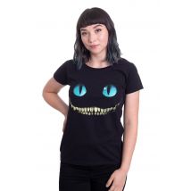 Alice In Wonderland - Smile - Girly - noir - L - 100% Coton,Jersey