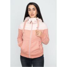 Alife And Kickin - Palina A Mahagonium Melange - Sweat Zippé - gid://shopify/Metaobject/122014761197 - L - 50% coton, 50% polyester,Transpirer