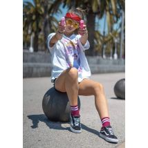 American Socks - Crimson Ankle High - Chaussettes - rouge - Onesize - 80% Coton, 15% Polyester, 5% Elastane
