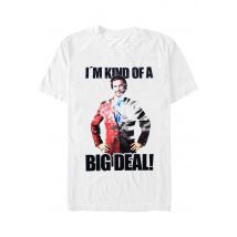 Anchorman - I´m Kind Of A Big Deal White - T-Shirt - blanc - M - 100% Coton,Jersey