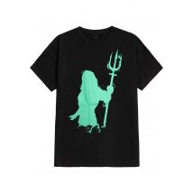 Aquaman - Silhouette - T-Shirt - noir - M - 100% Coton,Jersey