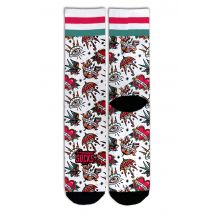 American Socks - Love Hurts Mid High White - Chaussettes - blanc - S/M - 67 % CoolMax (R), 17 % polyamide, 10 % coton, 6 % élasthanne