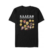 Assassination Classroom - S.A.A.U.S.O Faces - T-Shirt - noir - L - 100% Coton