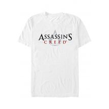 Assassins Creed - Logo White - T-Shirt - blanc - M - 100% Coton,Jersey