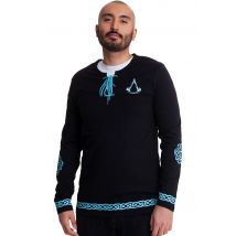 Assassins Creed - Valhalla Novelty Viking - Tshirt manches longues - noir - S - 100% Coton,Jersey