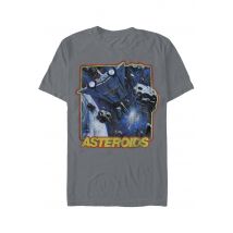 Atari - Asteroids Grey - T-Shirt - gris - S - 100% Coton,Jersey
