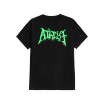 Atheist - Neon Logo - T-Shirt - noir - L - 100% Coton