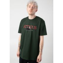Atticus - Deadbird Forest Green - T-Shirt - vert - S - 100% Coton,Jersey