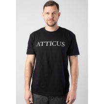 Atticus - Logo II - T-Shirt - noir - M - 100% Coton,Jersey