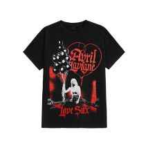 Avril Lavigne - Love Sux Balloons - T-Shirt - noir - S - 100% Coton