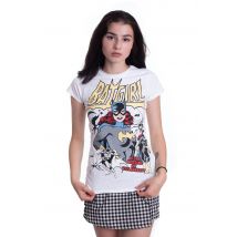 Batgirl - Hero Or Villain White - Girly - blanc - L - 100% Coton,Jersey