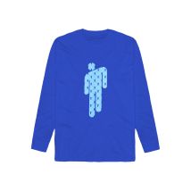 Billie Eilish - Manonman Blue - Tshirt manches longues - bleu - XXL - 100% Coton