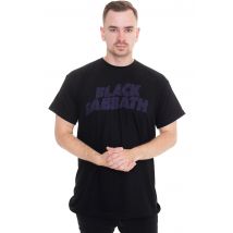 Black Sabbath - Logo - T-Shirt - noir - M - 100% Coton,Jersey