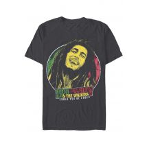 Bob Marley - Will You Be Loved Charcoal - T-Shirt - gris - S - 100% Coton,Jersey