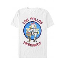 Breaking Bad - Los Pollos Hermanos White - T-Shirt - blanc - XL - 100% Coton,Jersey