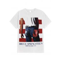 Bruce Springsteen - Born In The USA FB - T-Shirt - blanc - S - 100% Coton,Jersey