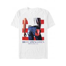 Bruce Springsteen - Born In The USA White - T-Shirt - blanc - M - 100% Coton
