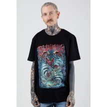 Brutal Knack - Pandemonium Black - T-Shirt - noir - L - 100% coton biologique,Jersey