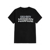 Call Of Duty - Modern Warfare Logo - T-Shirt - noir - M - 100% Coton,Jersey