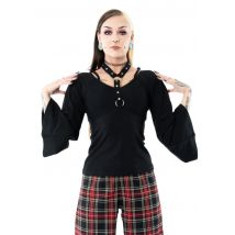 Poizen Industries - Camber Black - Haut - noir - XL - 95% coton, 5% élasthanne,Jersey