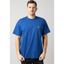 Carhartt WIP - Chase Acapulco/Gold - T-Shirt - bleu - S - 100% Coton,Jersey