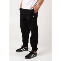 Carhartt WIP - Chase Sweat Black / Gold - Pantalons de jogging - noir - L - 59% coton, 41% polyester,Transpirer