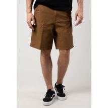 Carhartt WIP - Double Knee Rinsed Hamilton Brown - Shorts - marron - W32 - 100% Coton,Jean