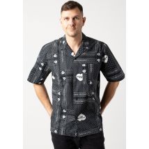 Carhartt WIP - Heart Bandana Heart Bandana Print/Black - Chemise - noir - M - 100% Coton,Coton