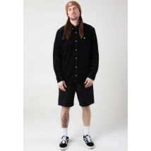 Carhartt WIP - Madison Fine Cord Black/Wax - Chemise - noir - L - 100% Coton,Velours côtelé