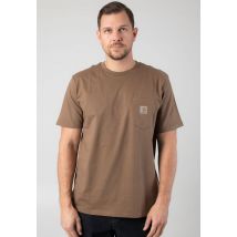 Carhartt WIP - Pocket Coconut - T-Shirt - marron - L - 100% Coton,Jersey