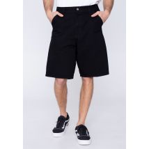 Carhartt WIP - Single Knee Black Rinsed - Shorts - noir - W28 - 100% coton biologique