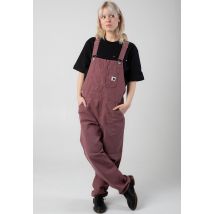 Carhartt WIP - W' Bib Overall Straight Stone Canvas Dusky Pink - Salopettes - rose - L - 100% Coton,Toile
