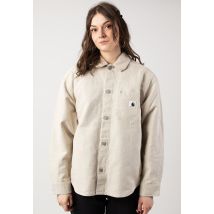 Carhartt WIP - W' Ethel Rinsed Natural - Veste - beige - L - 60% Coton, 40% Lin,Lin