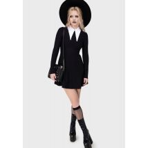 Killstar - Cathedral Skater - Robe - noir - S - 73% Viscose, 23% Polyamide, 4% Élasthanne,Viscose