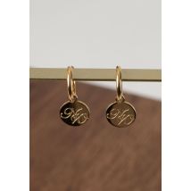 Wildcat x Nightwish - Little Hoops Coin Logo Gold - Boucles d'oreilles - jaune - Onesize - Acier 316L,Métal