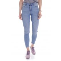 Cheap Monday - High Spray Stone Bleach - Jeggings - bleu - S - 68 % coton, 30 % polyester, 2 % élasthanne,Jean