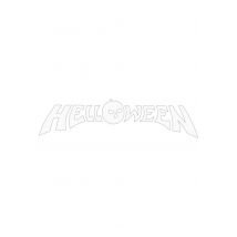 Helloween - Classic Logo White - Sticker