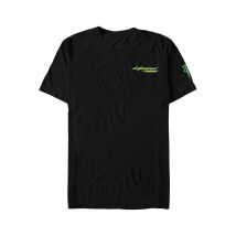 Cyberpunk: Edgerunners - Neon Punk Oversize - T-Shirt - noir - S - 100% Coton,Jersey
