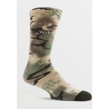 Volcom - Stoney Shred Dark Khaki - Chaussettes - camouflage - Onesize - gid://shopify/Metaobject/72785363181