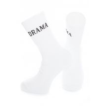 Dancitee - Drama - Chaussettes - blanc - Onesize - 100% Coton