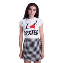 Dexter - I Love White - Girly - blanc - M - 100% Coton,Jersey